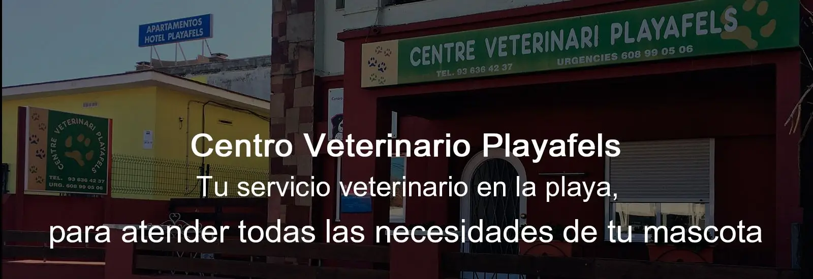 fachada del centro veterinario